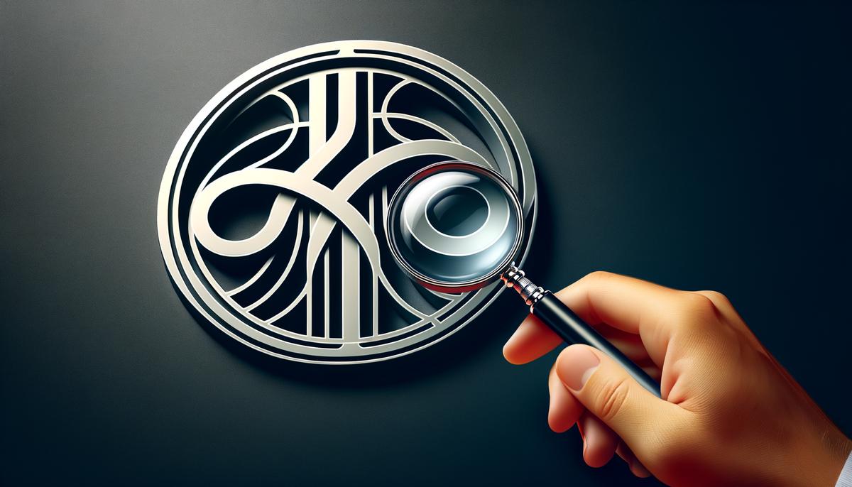 Image of General Motors logo with a magnifying glass, symbolizing the focus on investment opportunities