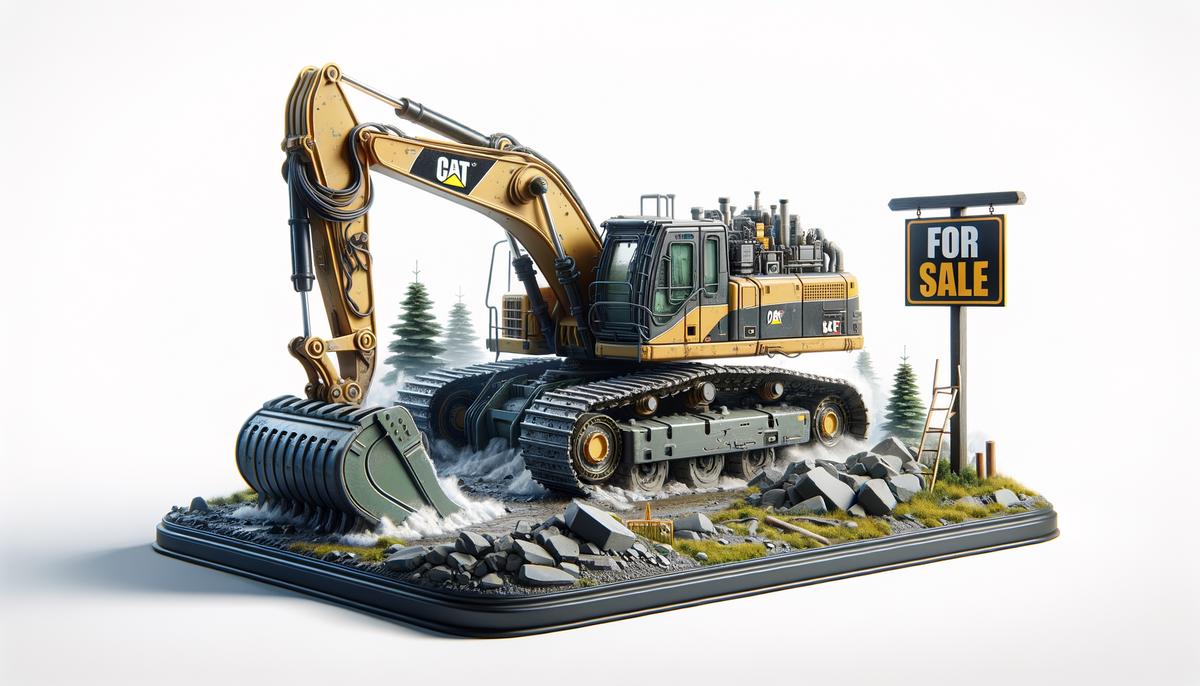 Image of Caterpillar machinery showcasing its durability and resale value