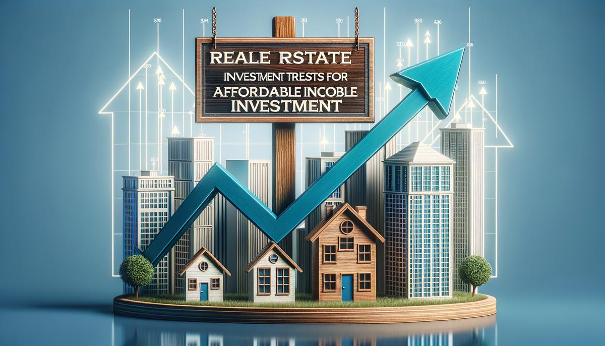 Image of text about Real Estate Investment Trusts (REITs) for Affordable Investment